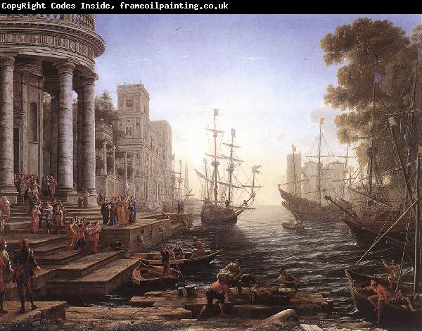 Claude Lorrain Port Scene with the Embarkation of St Ursula fgh